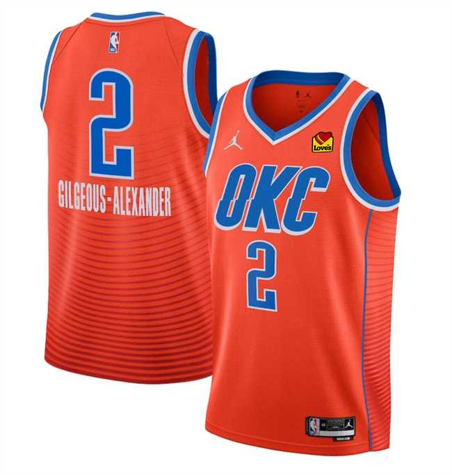 Men's Oklahoma City Thunder #2 Shai Gilgeous-Alexander Orange Statement Edition Stitched Jersey Dzhi,We sell and wholesale Men's Oklahoma City Thunder #2 Shai Gilgeous-Alexander Orange Statement Edition Stitched Jersey Dzhi on line form chian!